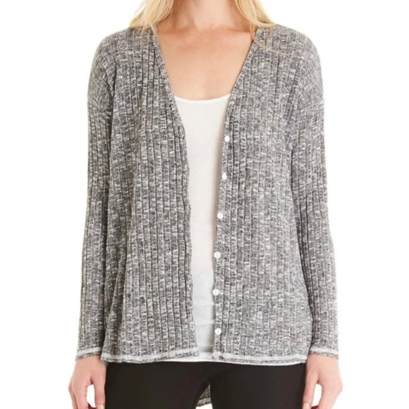Michael Stars Knit Drop Shoulder Cardigan Sweater - Picture 1 of 10